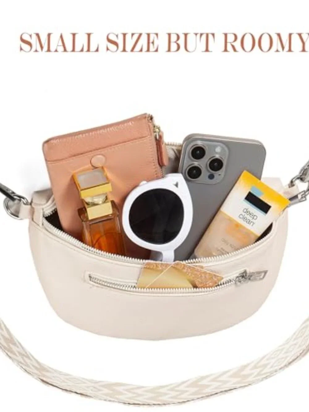 Vegan Leather Crossbody Bag for Women Trendy Mini Purses